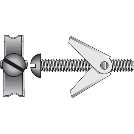 Aceds ACEDS 5335278 0.13 x 3 in. Toggle Bolt - Card of 15- pack of 5 5335278